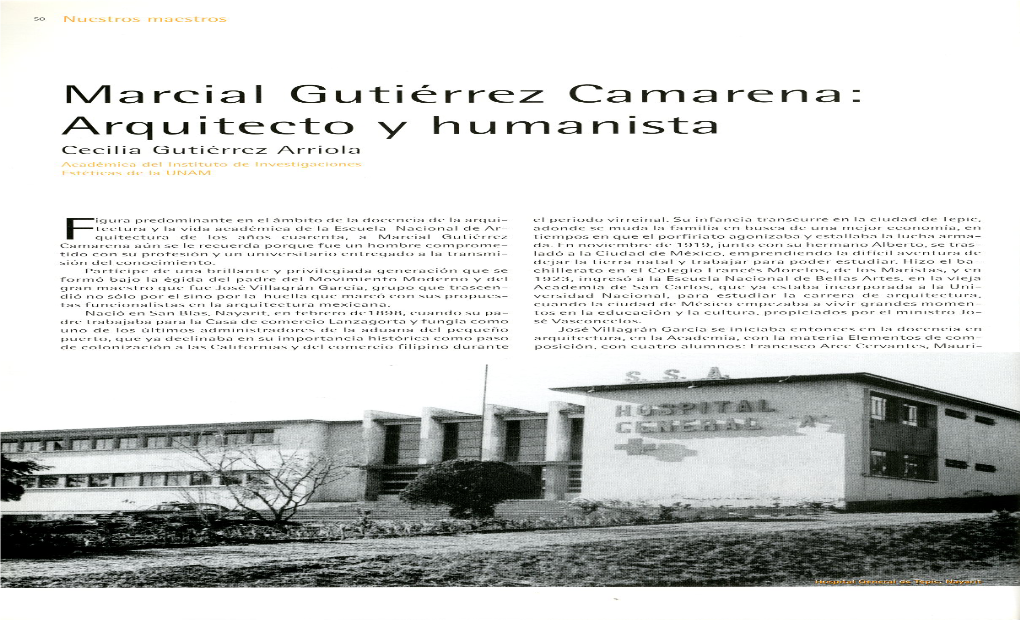 Arquitecto Y Humanista