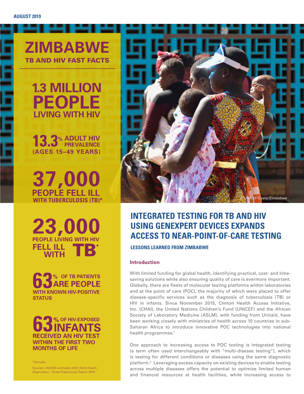 Integrated Testing for TB and HIV Zimbabwe