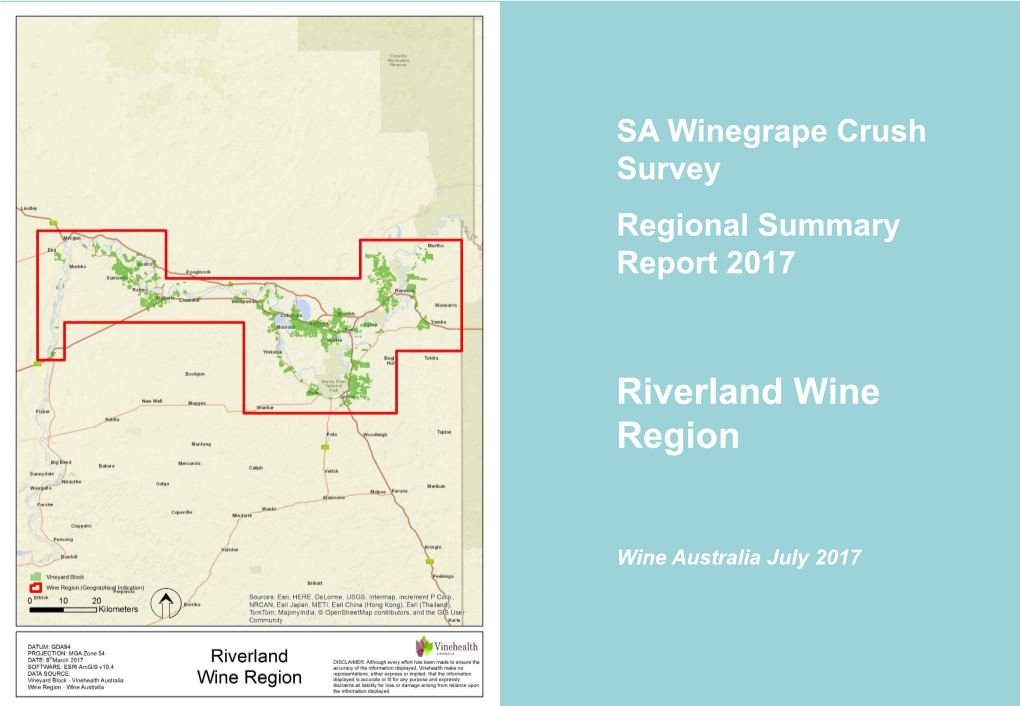 Riverland Wine Region