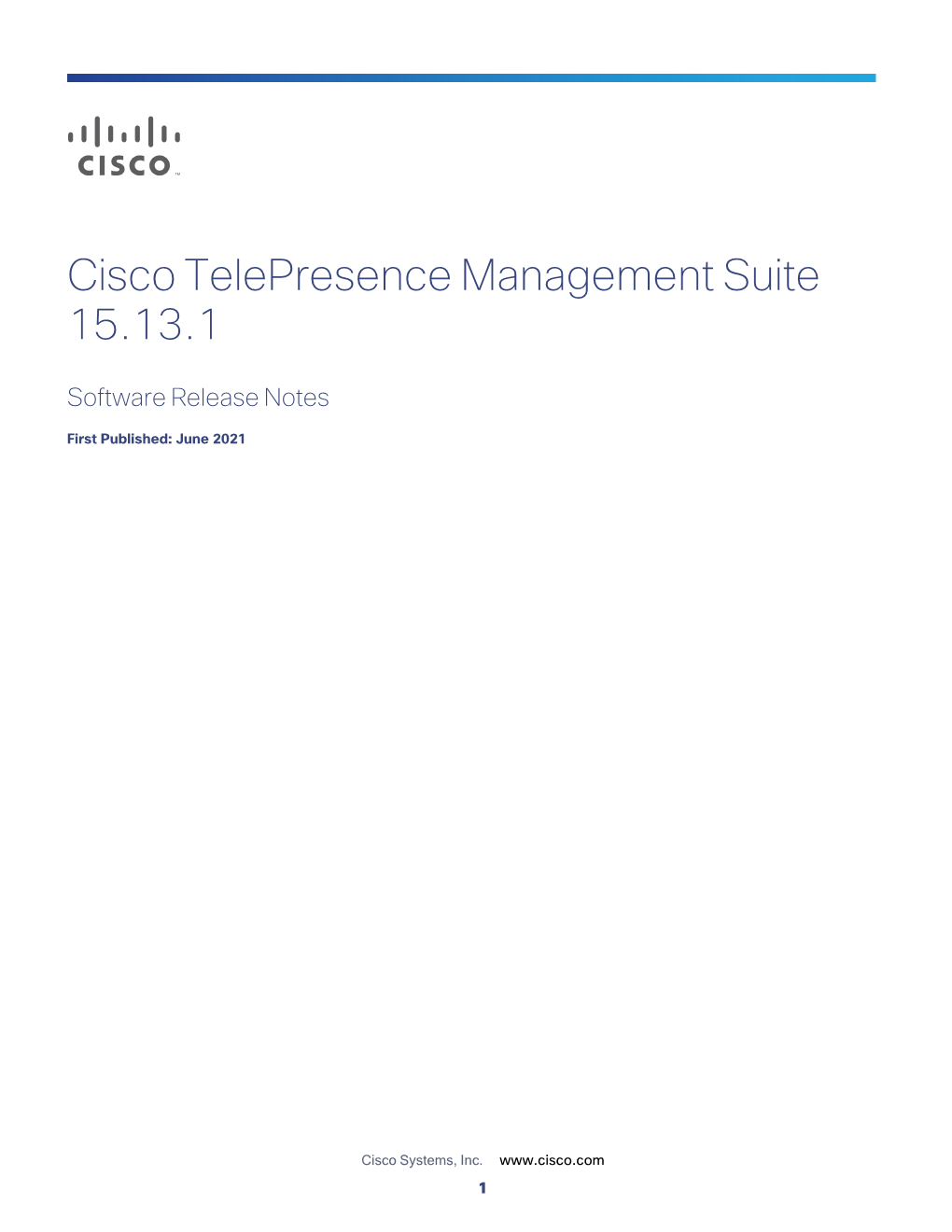 Cisco Telepresence Management Suite 15.13.1