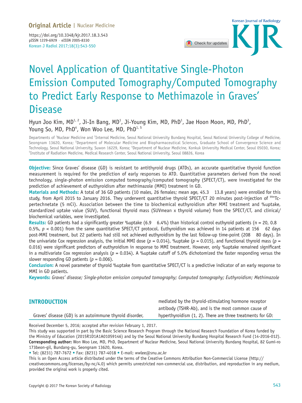 Novel Application of Quantitative Single-Photon Emission Computed