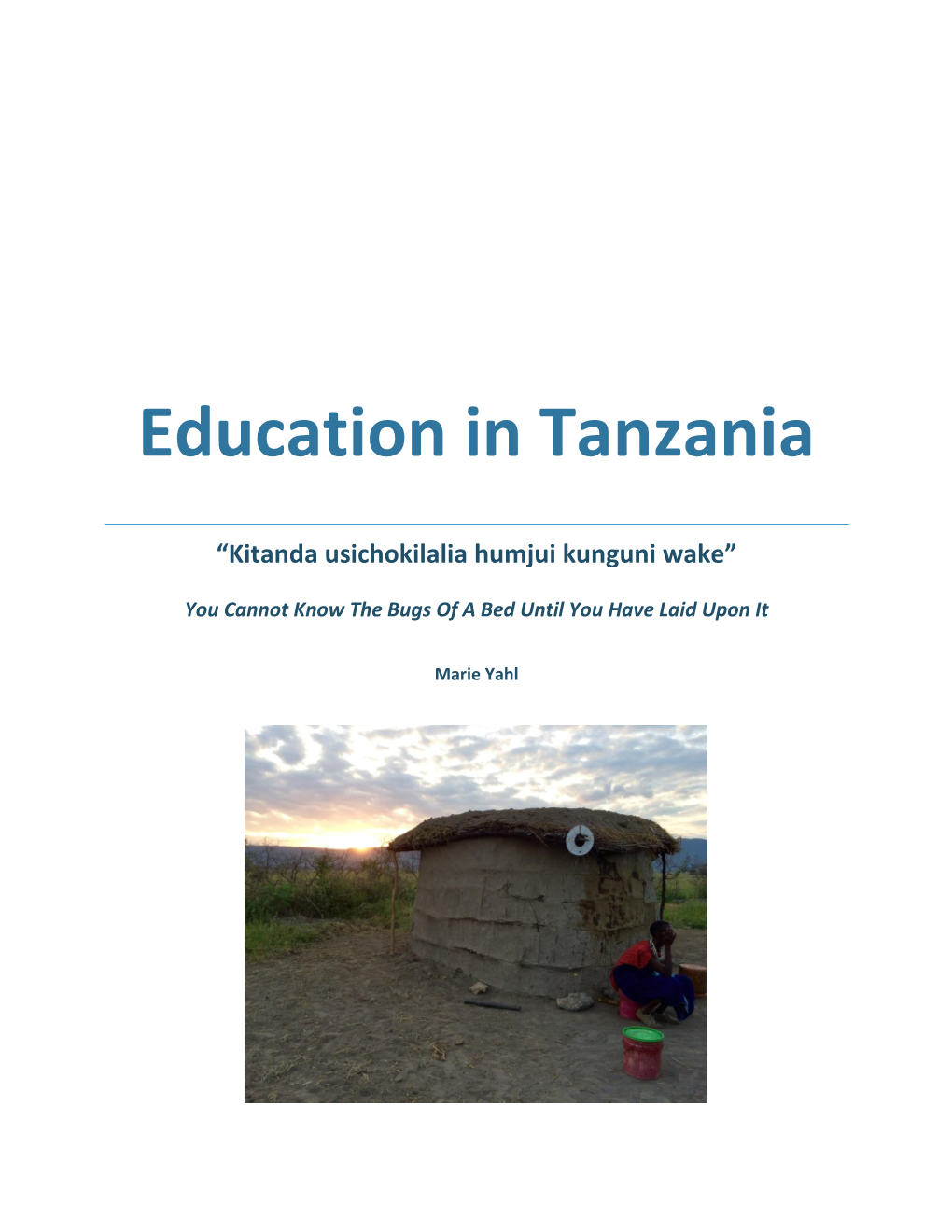 Education in Tanzania