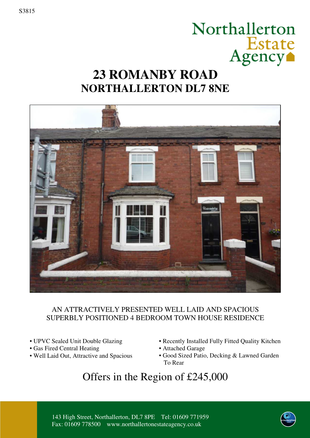 23 Romanby Road Northallerton Dl7 8Ne