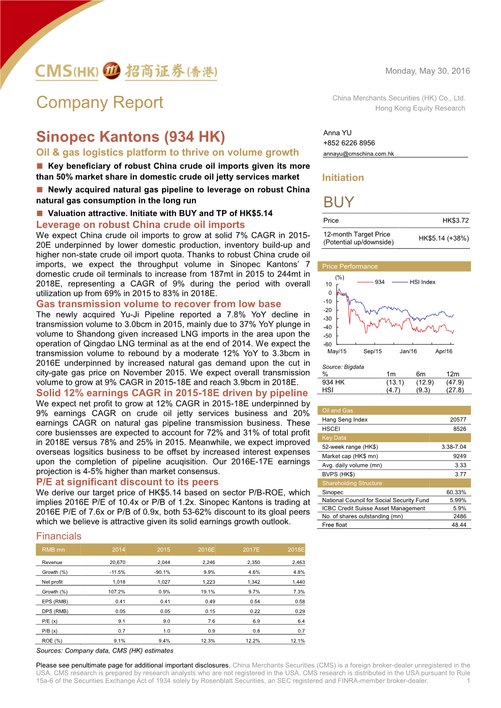 Company Report Hong Kong Equity Research