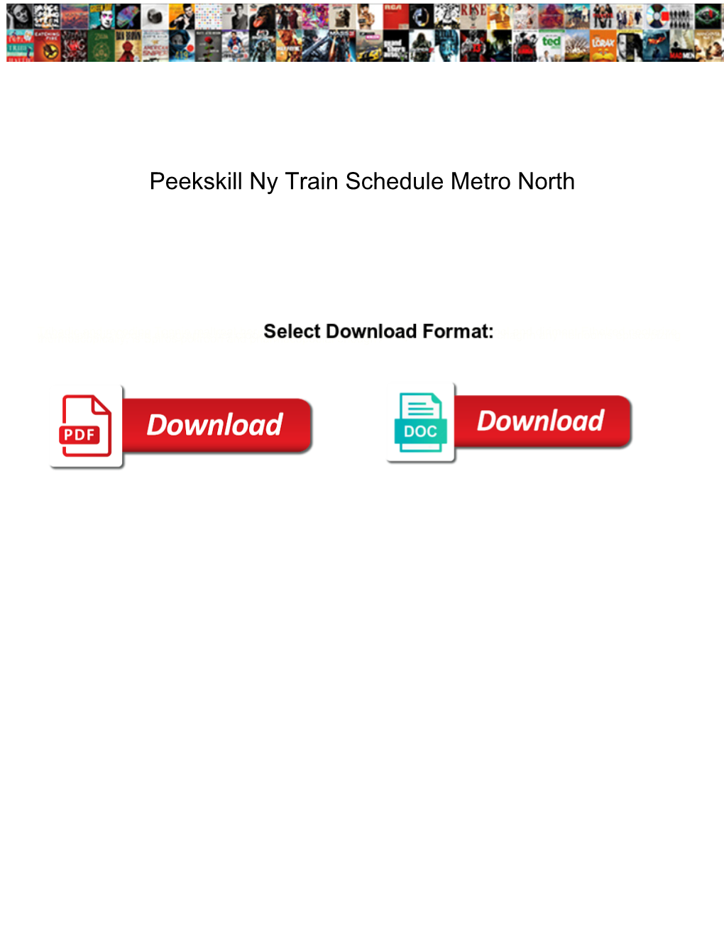 Peekskill Ny Train Schedule Metro North