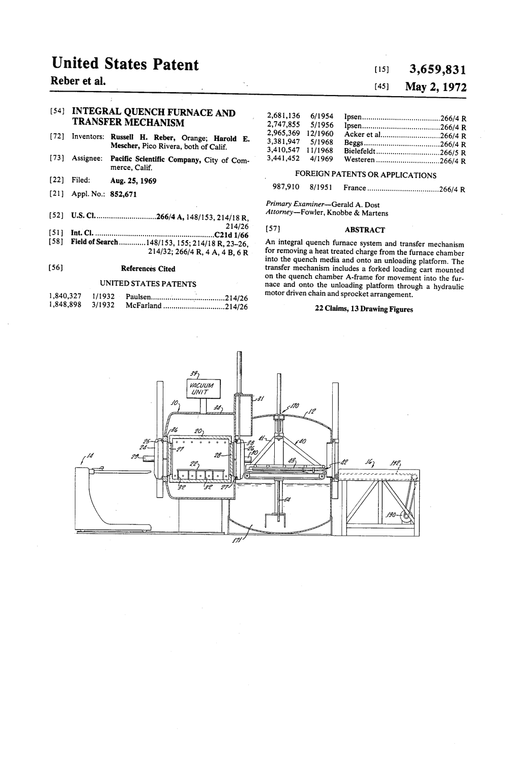 United States Patent [151 3,659,831 Reber Et Al