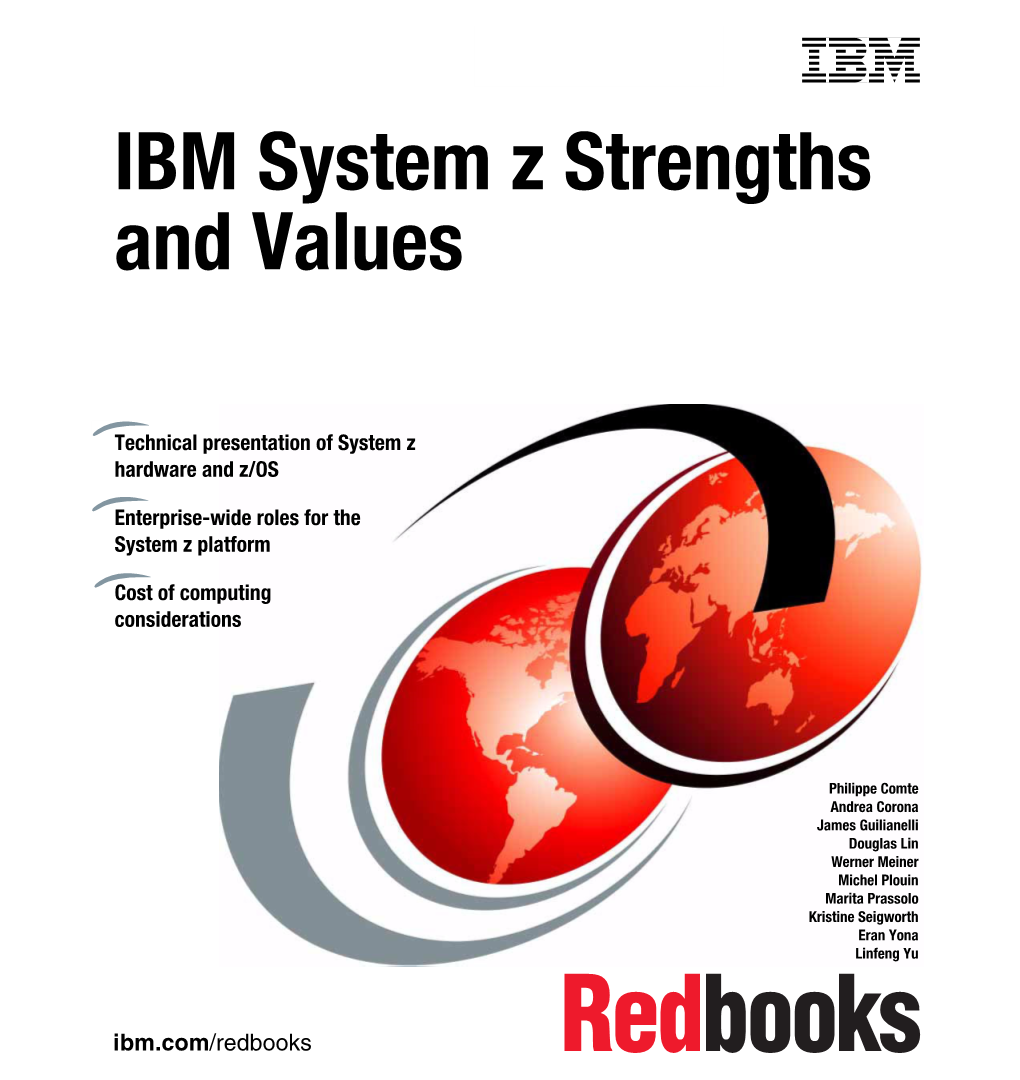 IBM System Z Strengths and Values