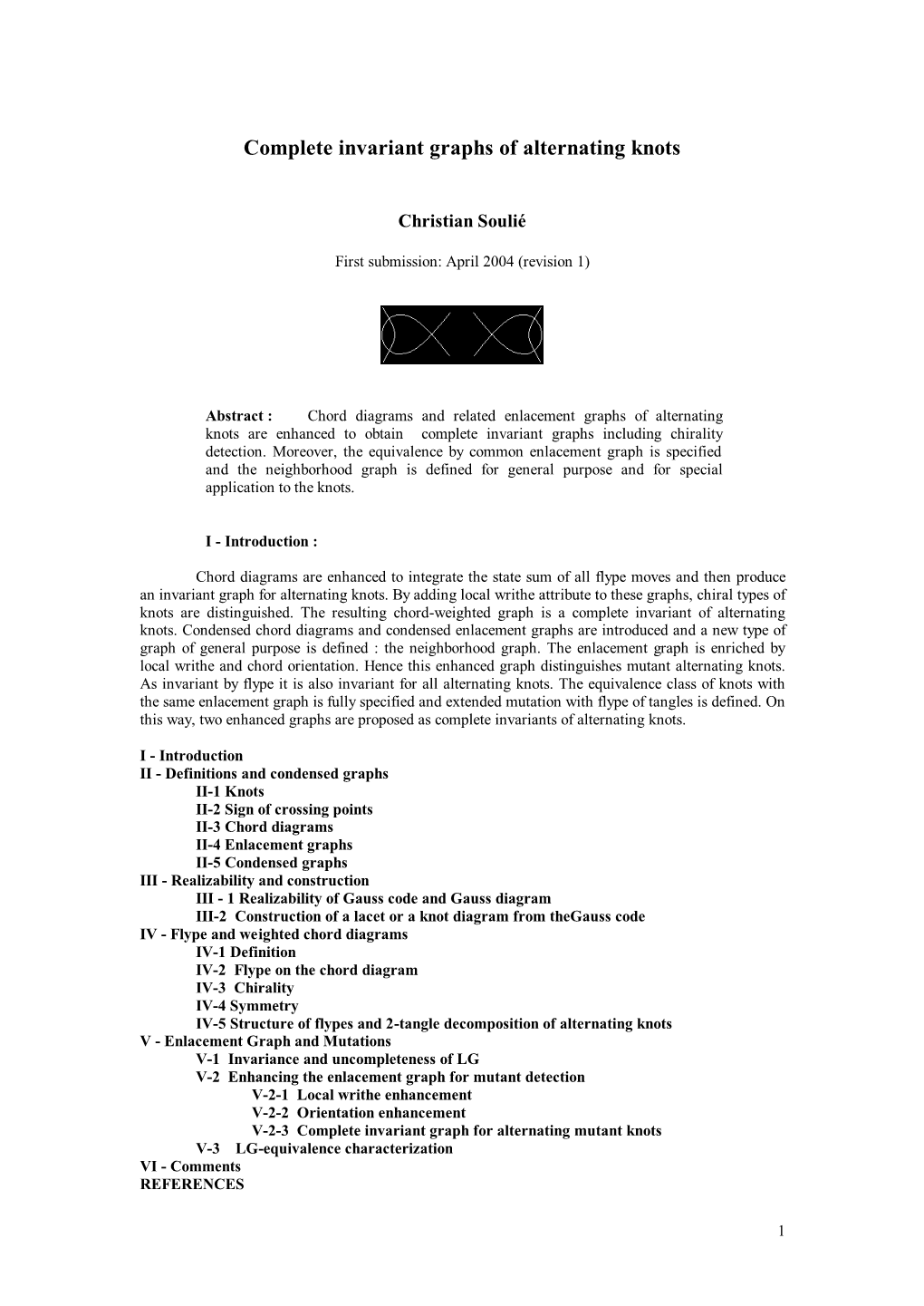 Complete Invariant Graphs of Alternating Knots