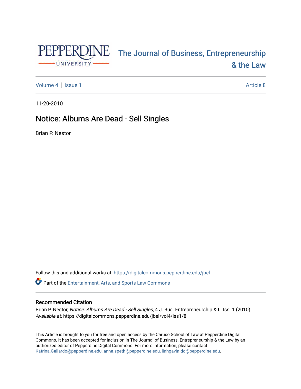 Albums Are Dead - Sell Singles