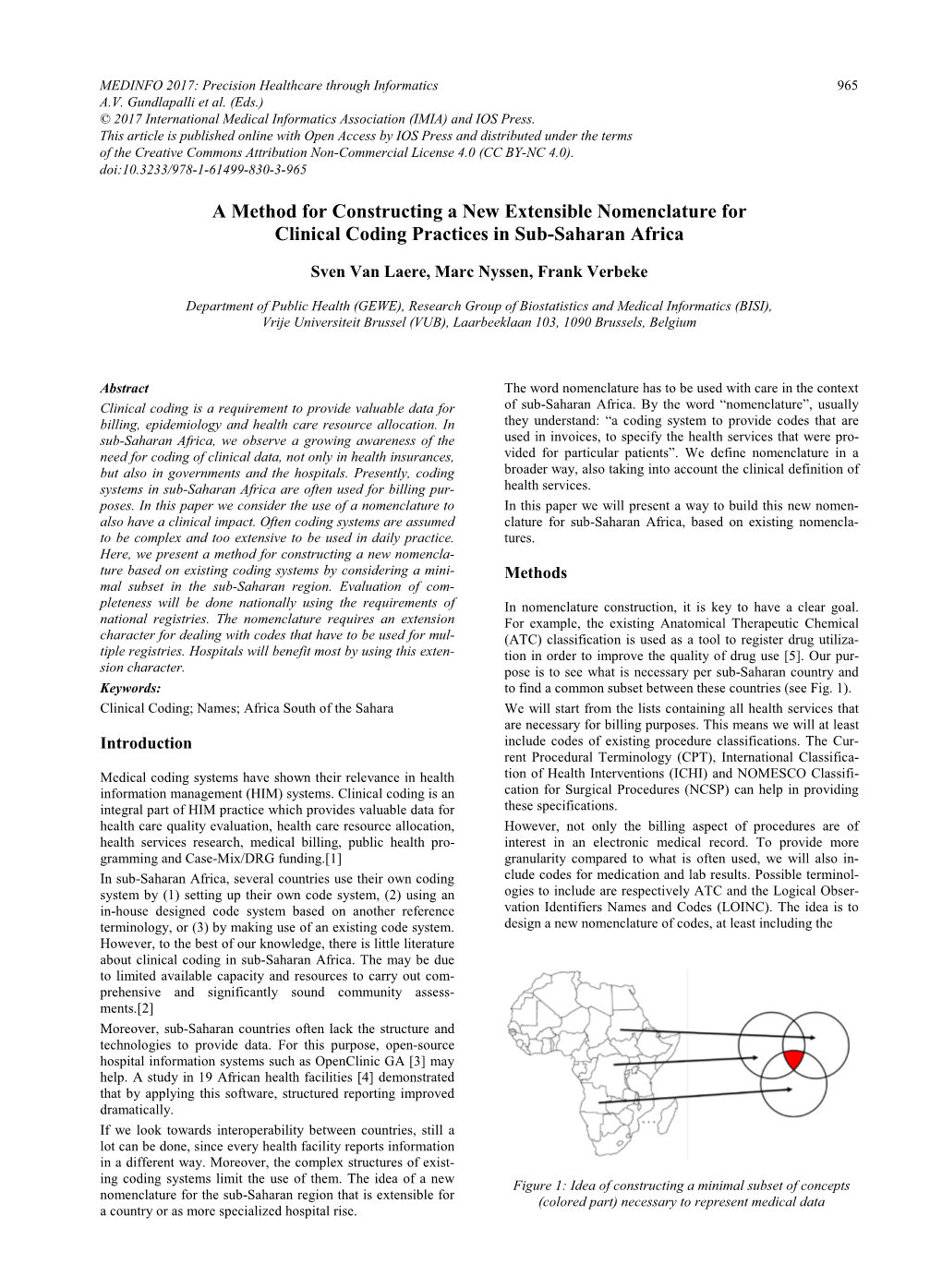 A Method for Constructing a New Extensible Nomenclature for Clinical Coding Practices in Sub-Saharan Africa