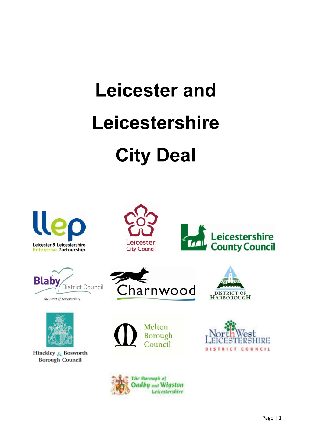 Leicester and Leicestershire City Deal