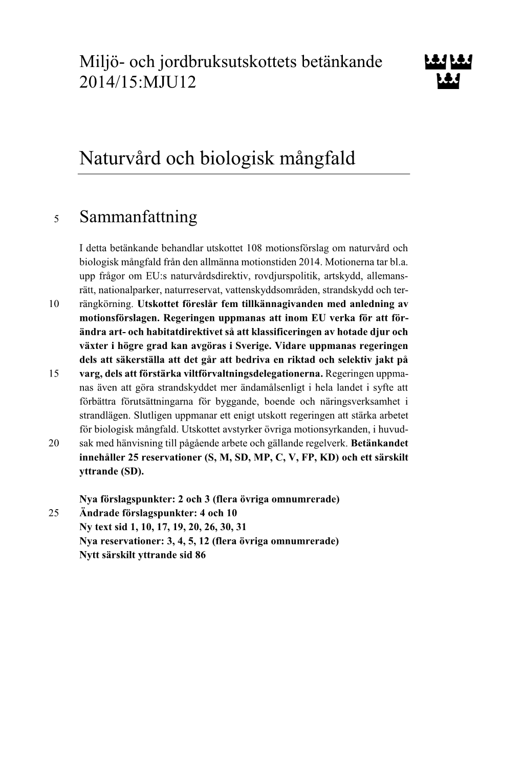 Naturvård Och Biologisk Mångfald