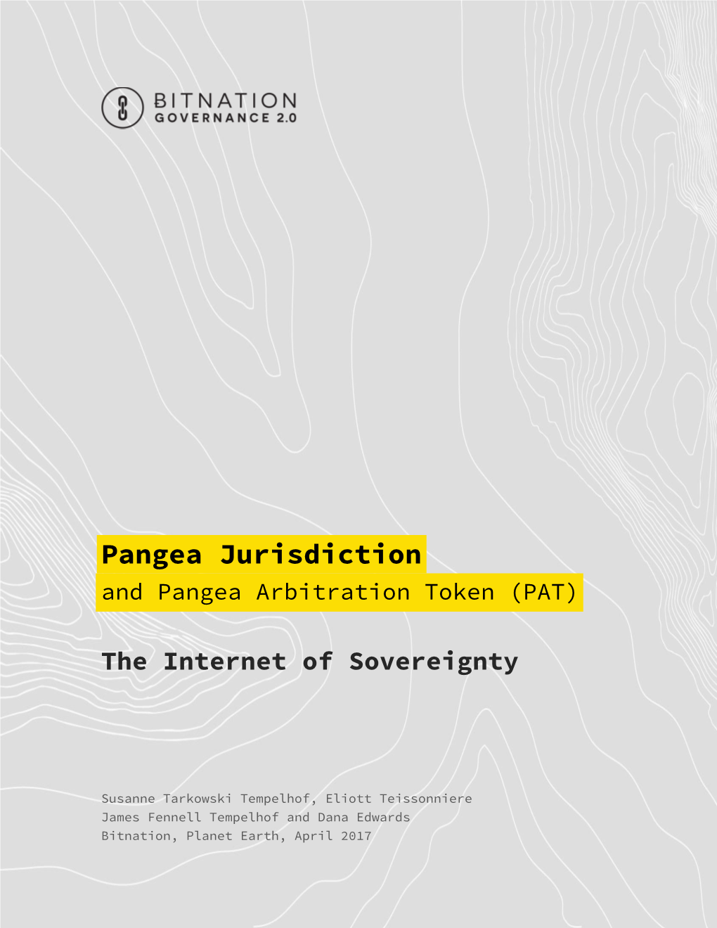 Pangea Jurisdiction and Pangea Arbitration Token (PAT)