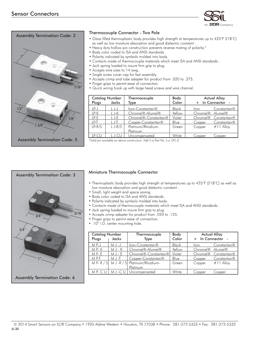 Sensor Connectors