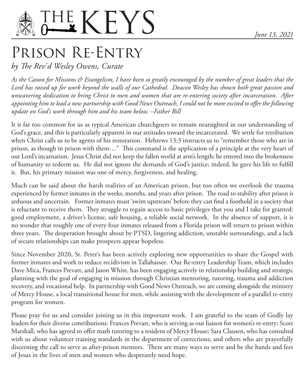 Prison Re-Entry
