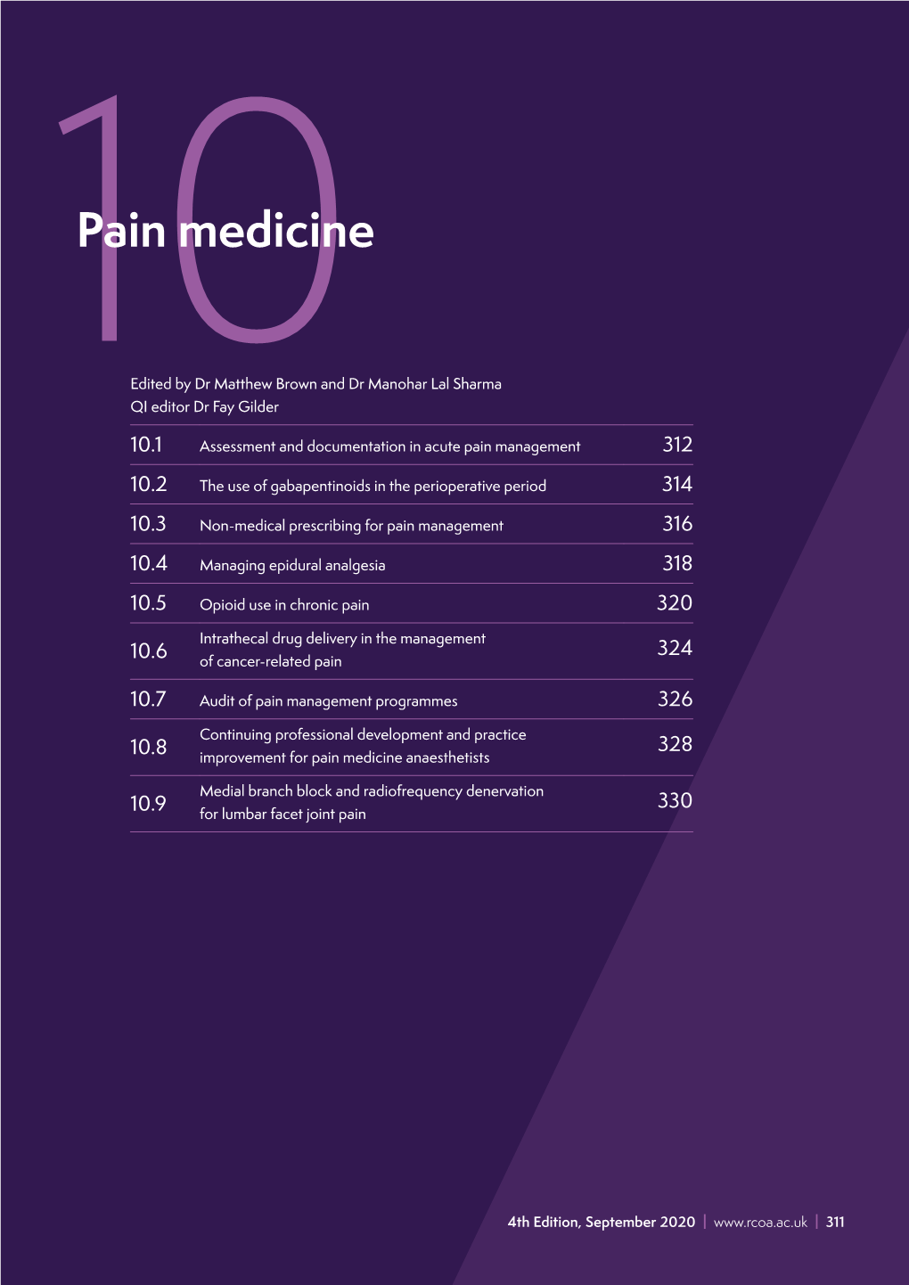 10Pain Medicine