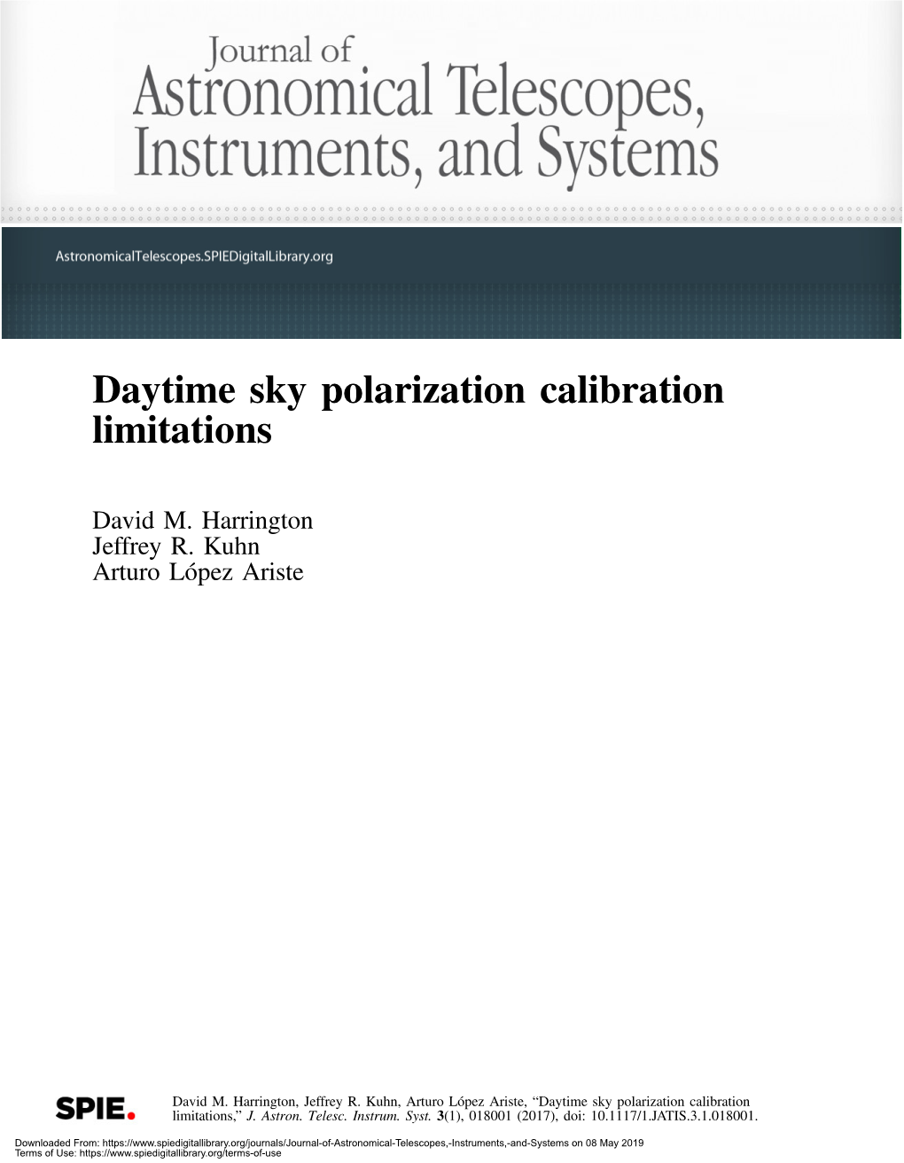 Daytime Sky Polarization Calibration Limitations