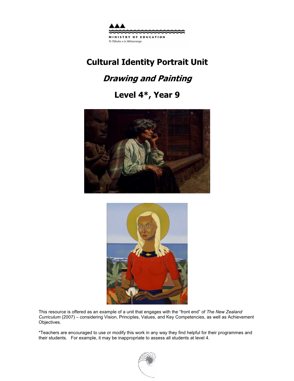 Cultural Identity Portrait Unit