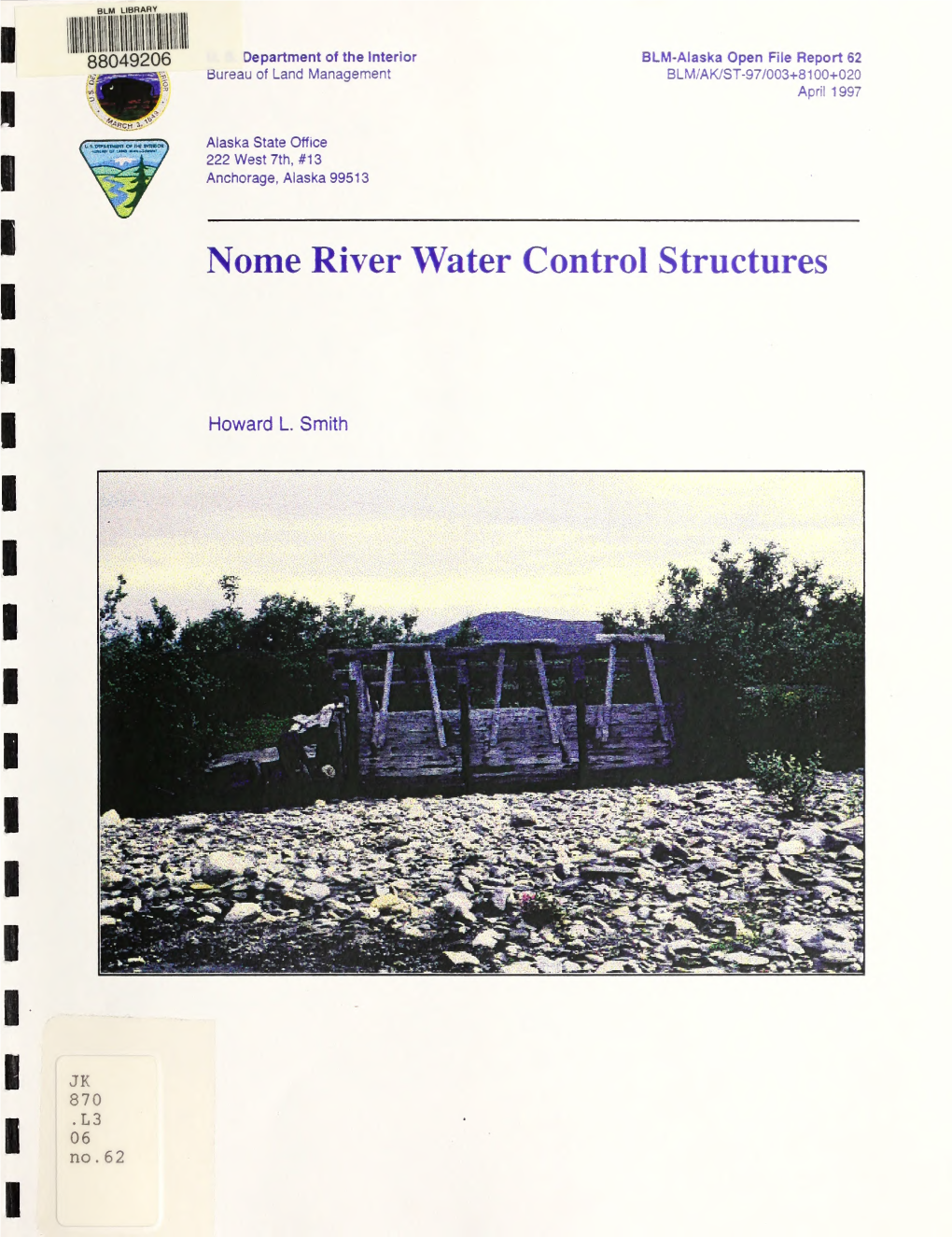 Nome River Water Control Structures