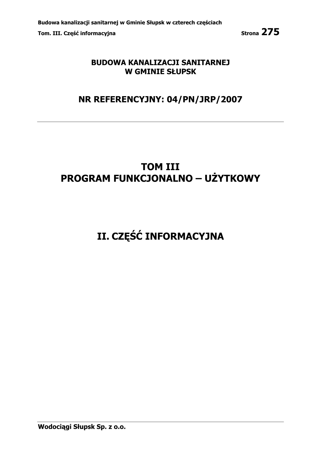 Część Informacyjna