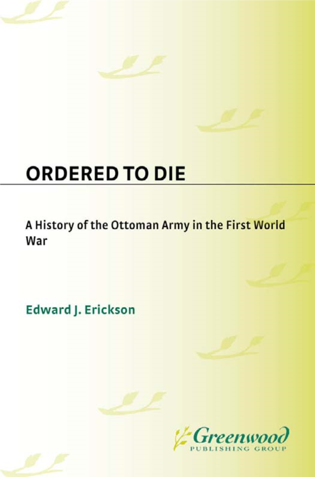 Appendix F Ottoman Casualties