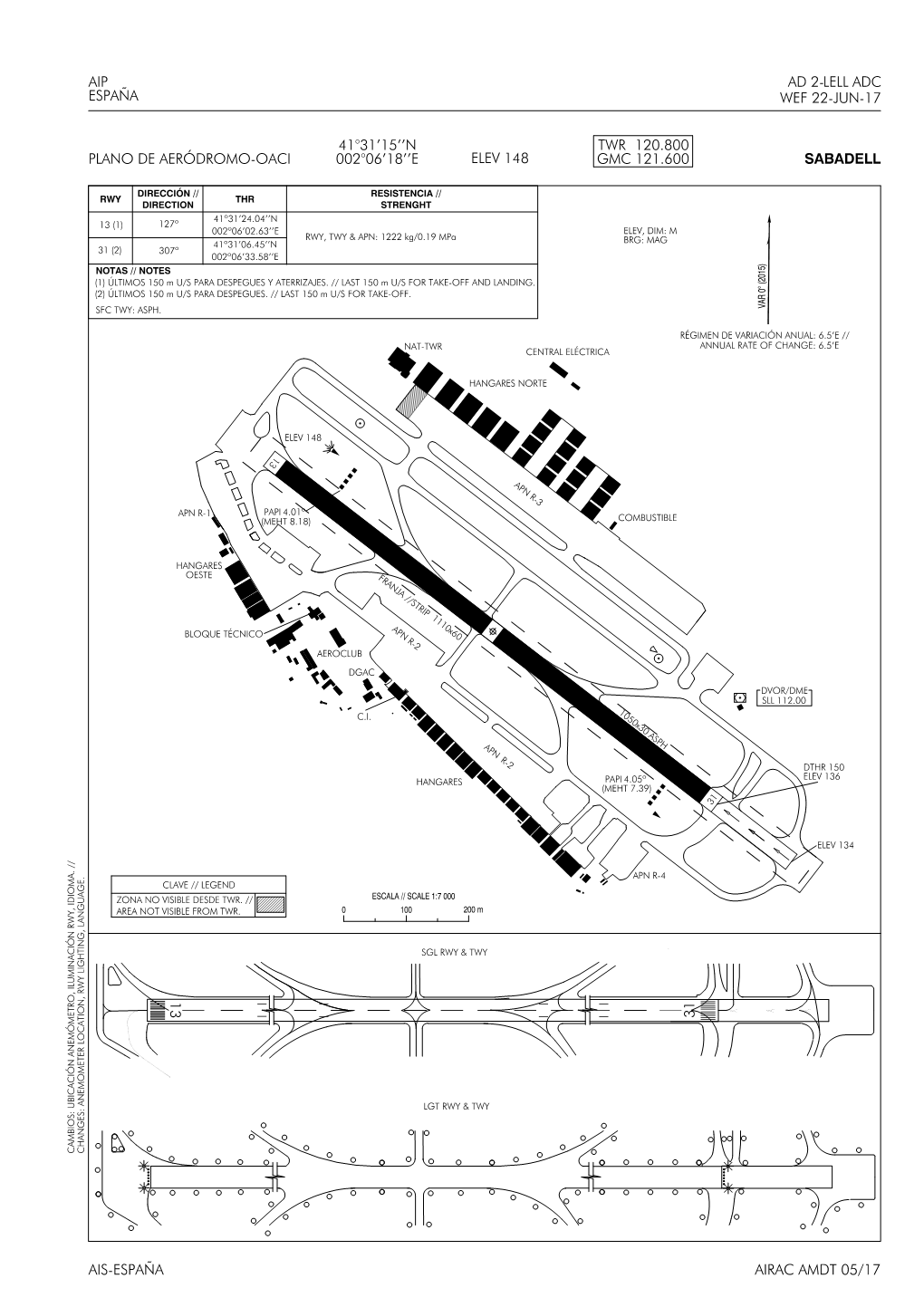 13 31 Aip España Plano De Aeródromo-Oaci Sabadell