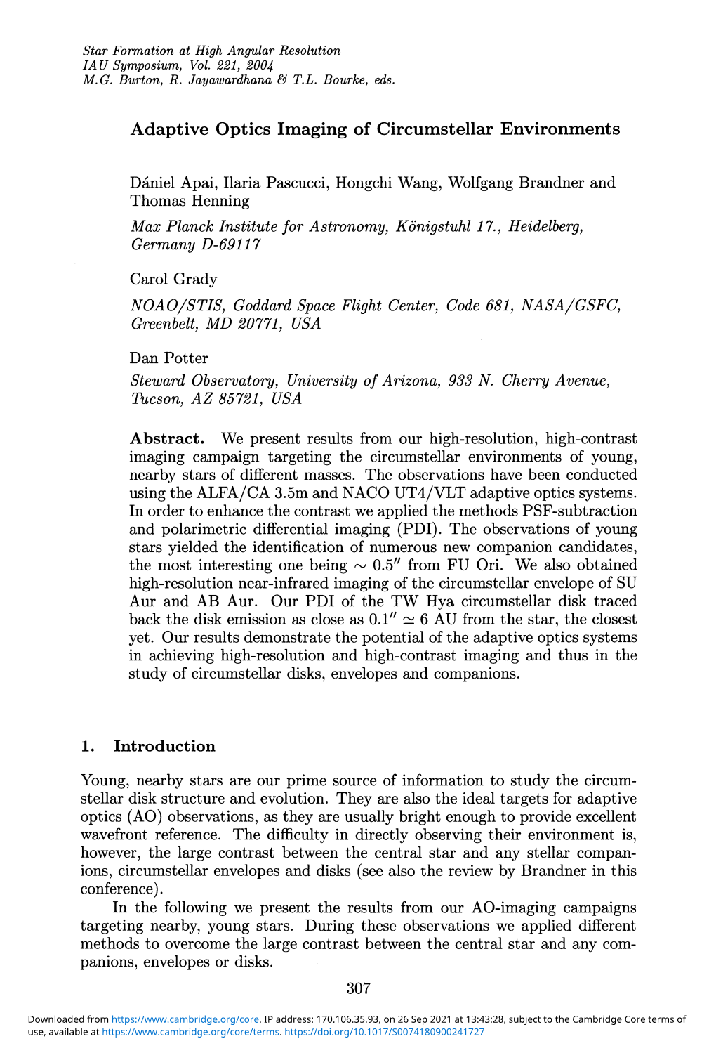 Adaptive Optics Imaging of Circumstellar Environments