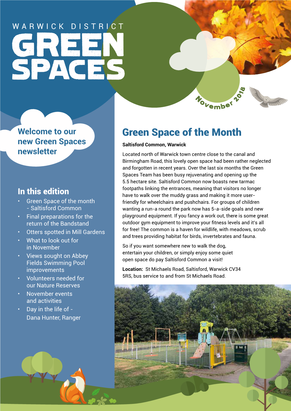 Download: Green Spaces Newsletter