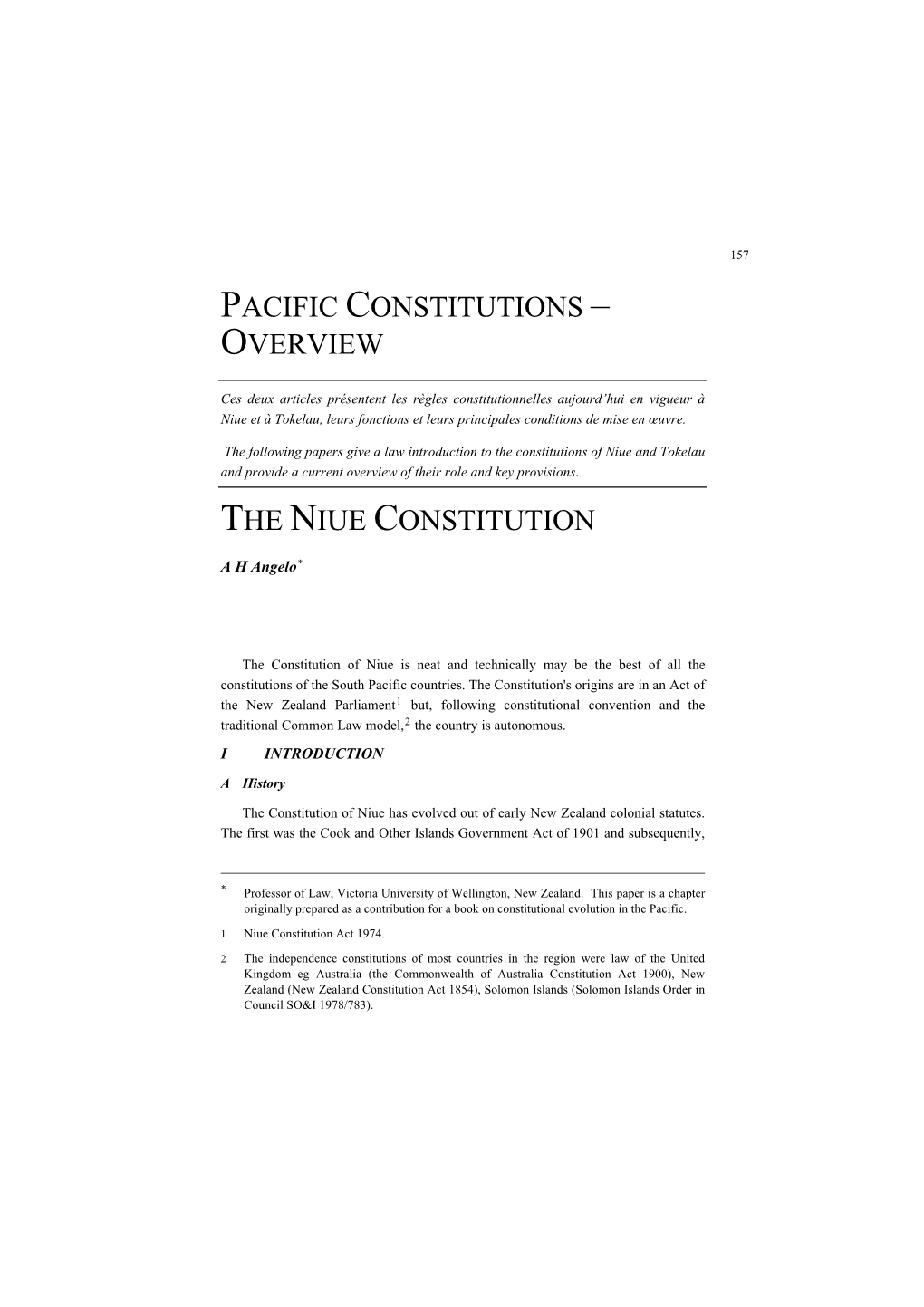 Niue Constitution