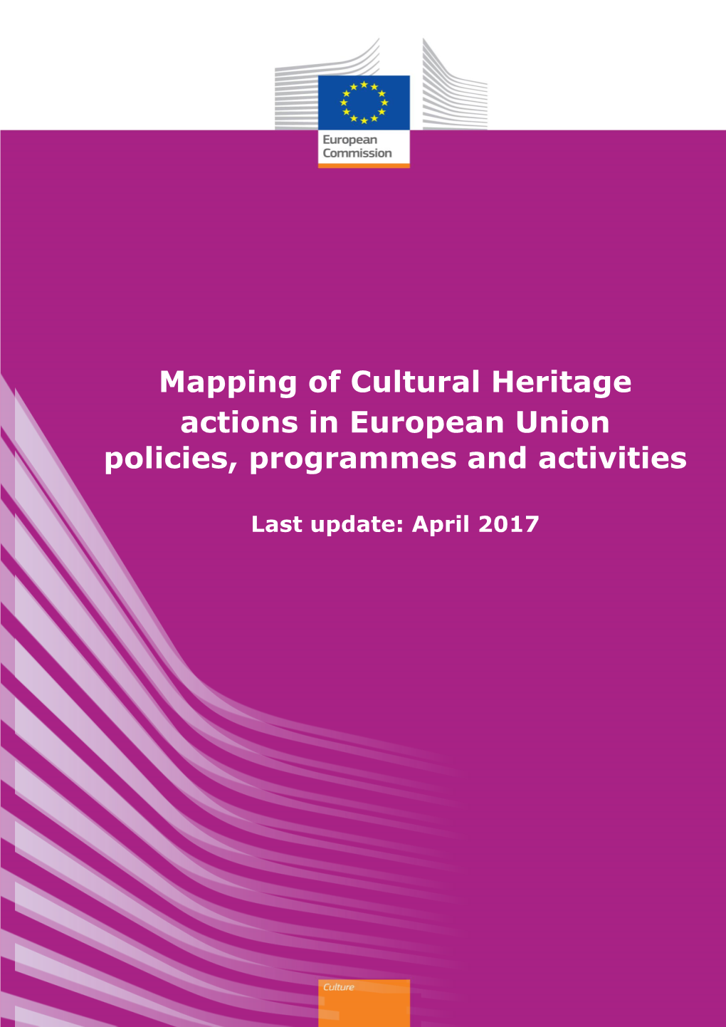Mapping of Cultural Heritage Actions in European Union Policies, Programmes and Activities