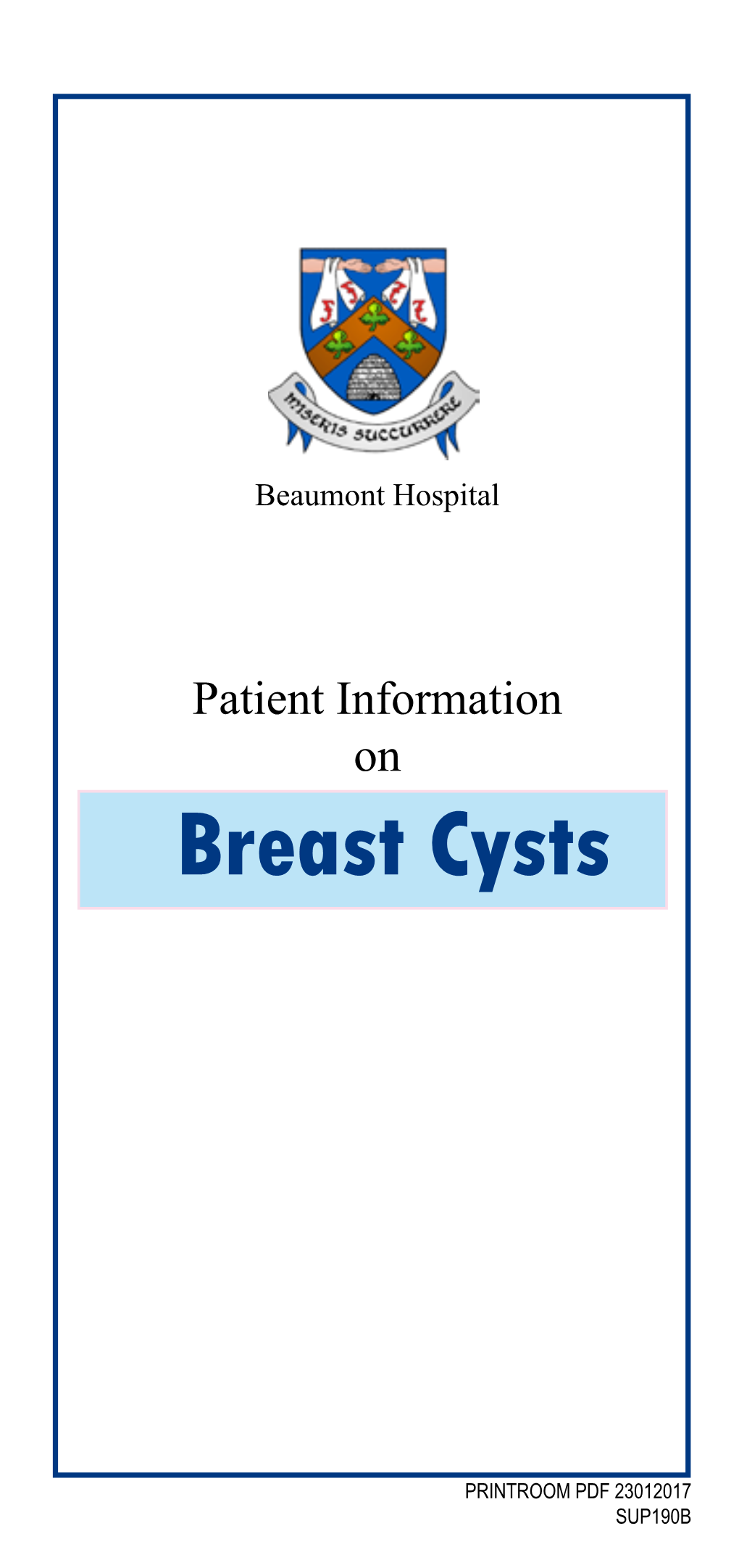 Breast Cysts