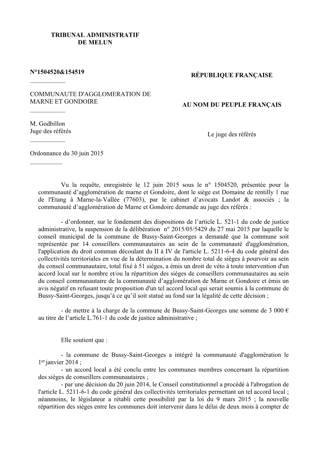 Tribunal Administratif De Melun