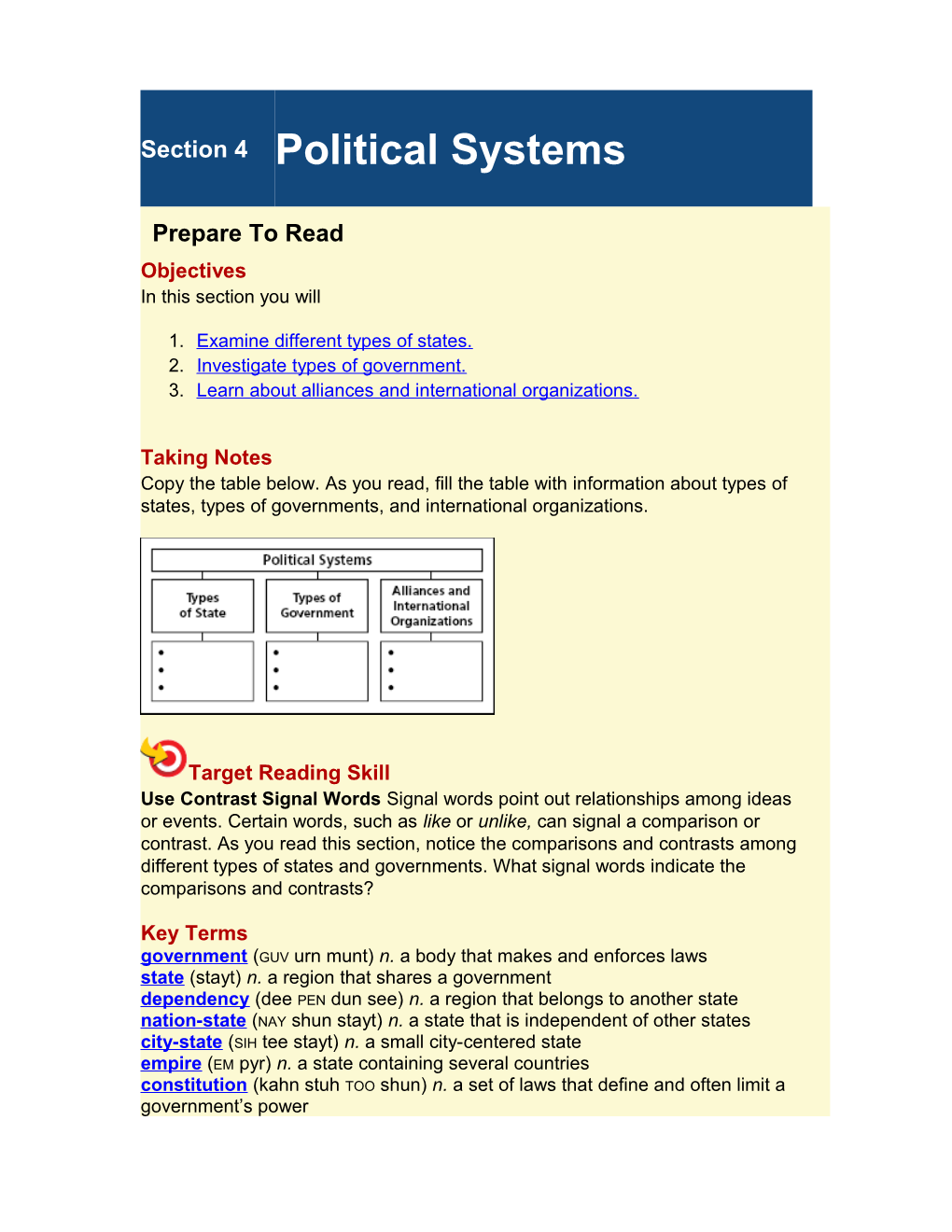 Political Systems