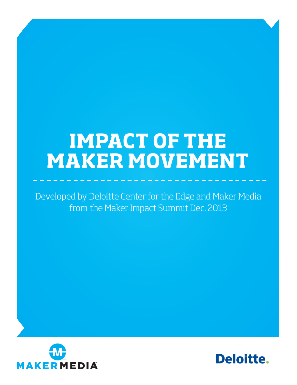 Impact of the Maker Movement