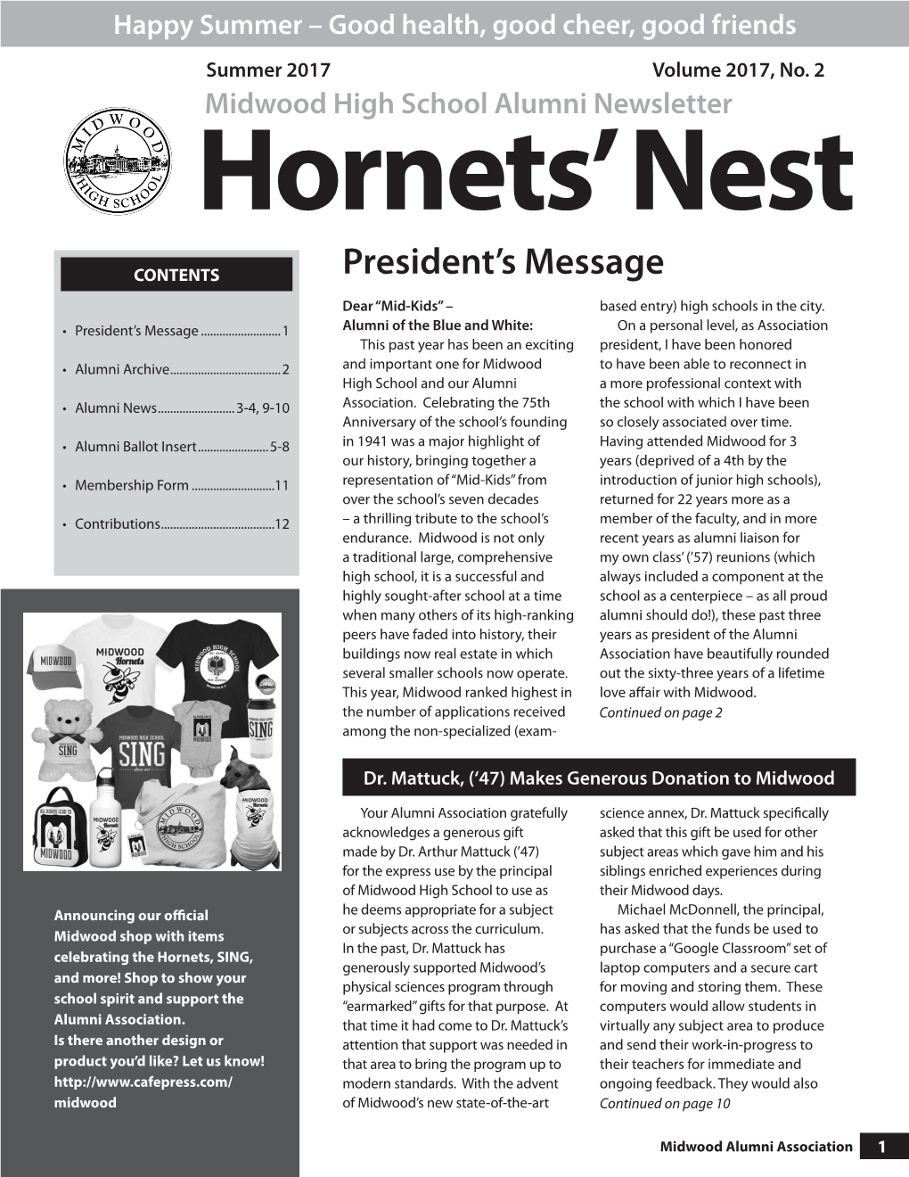 Hornets-Nest-Summer-2017.Pdf