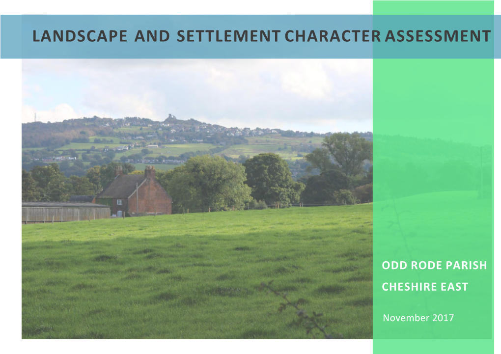 Landscape and Settlement Character Assessment