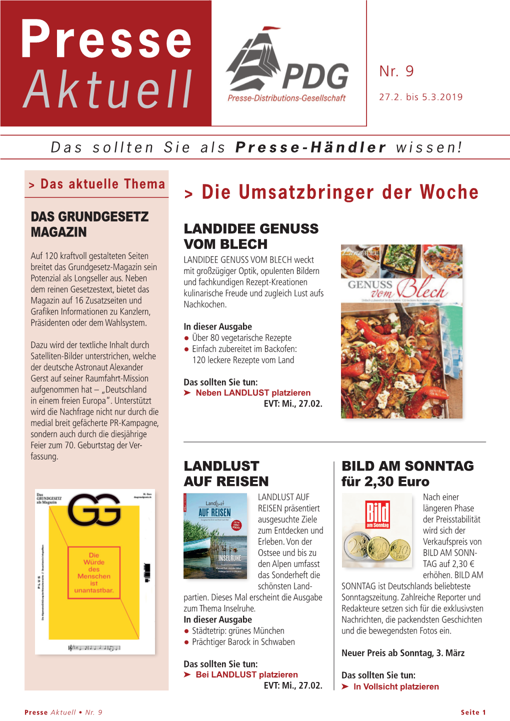 Das Grundgesetz Magazin Landlust Auf Reisen Bild Am