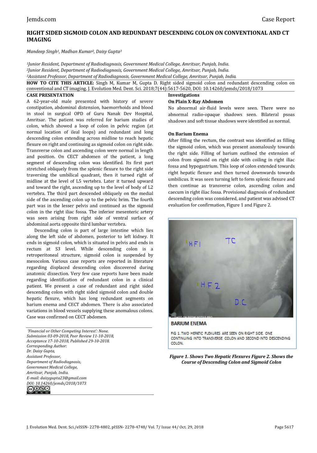 Jemds.Com Case Report