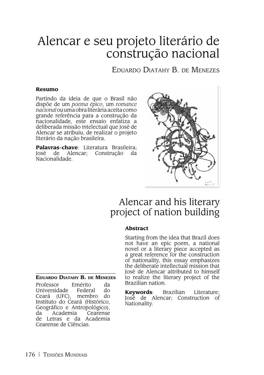 Alencar E Seu Projeto Literário De Construção Nacional