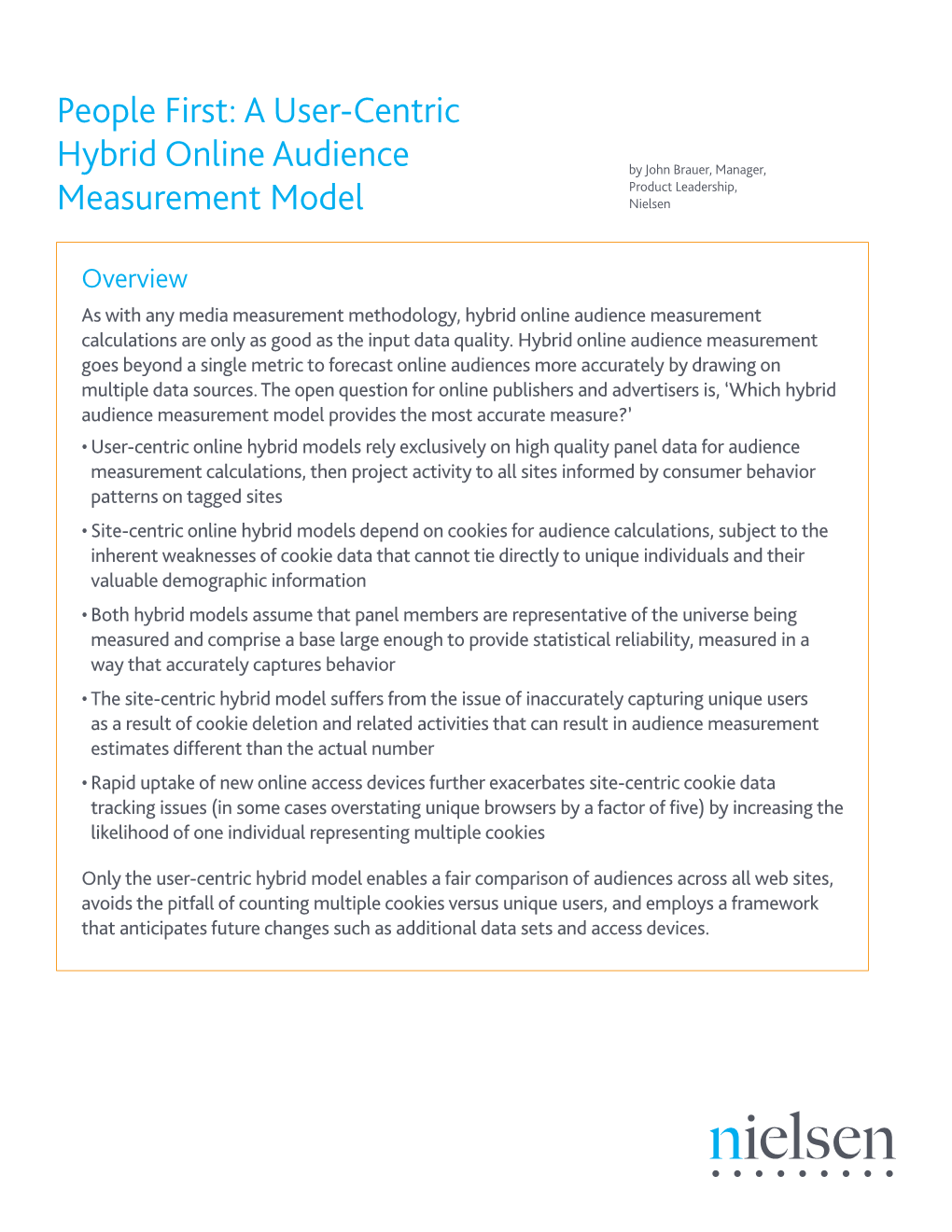 Hybrid Online Audience Measurement Calculations Are Only As Good As the Input Data Quality