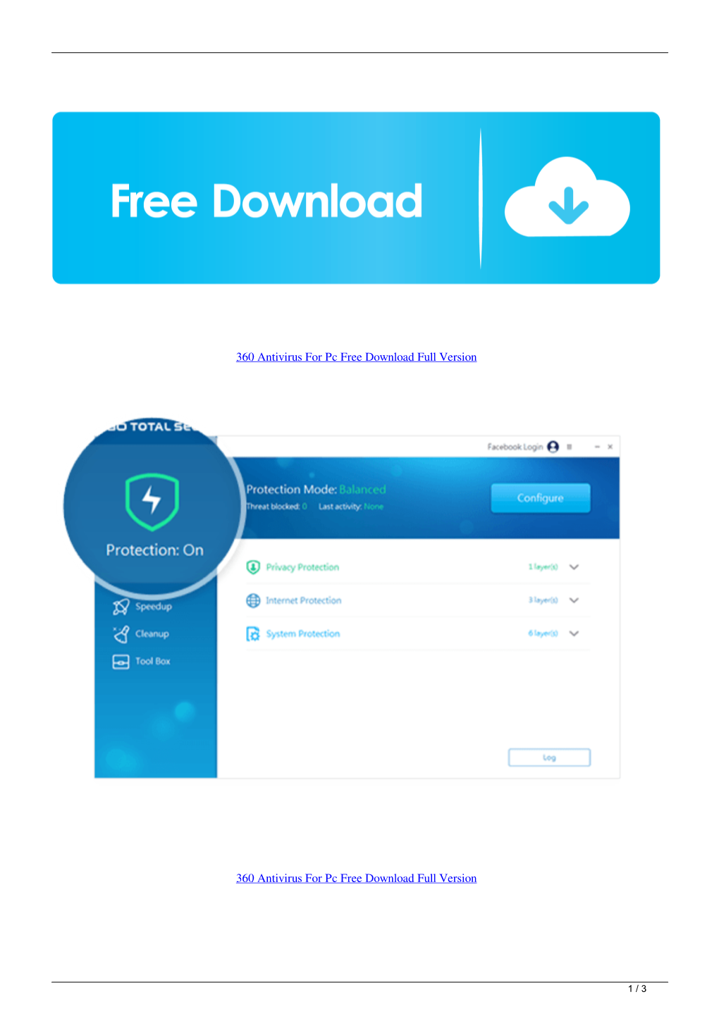 360 Antivirus for Pc Free Download Full Version