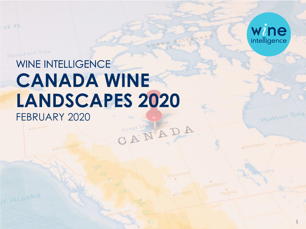 Canada Wine Landscapes 2020 February 2020