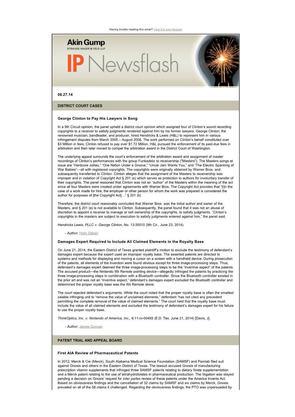 IP Newsflash