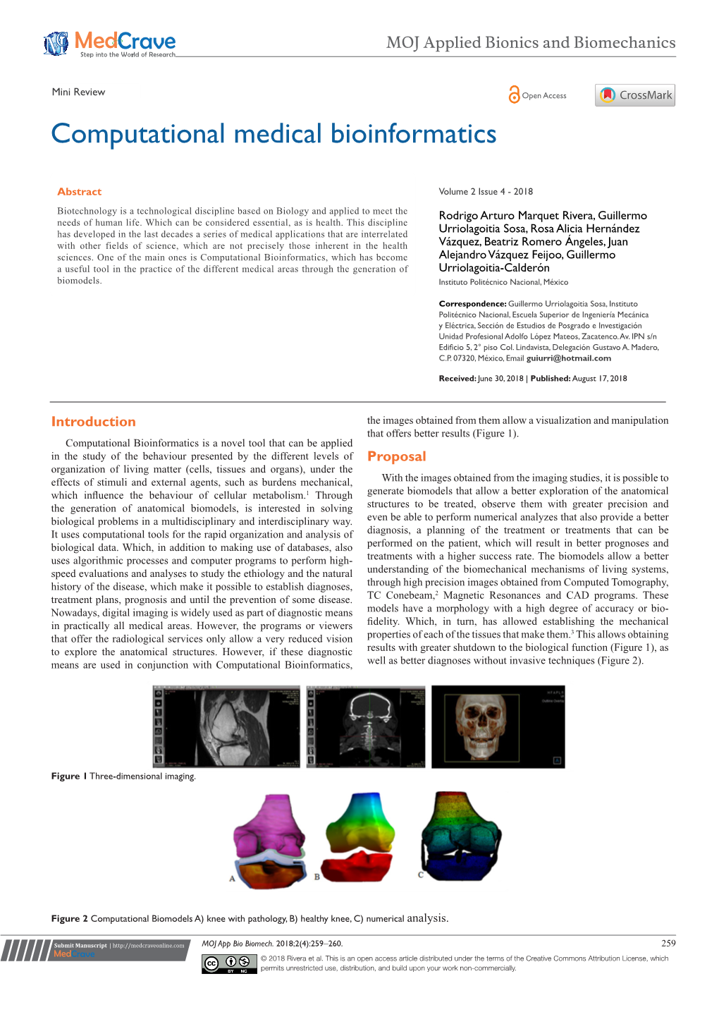 Computational Medical Bioinformatics