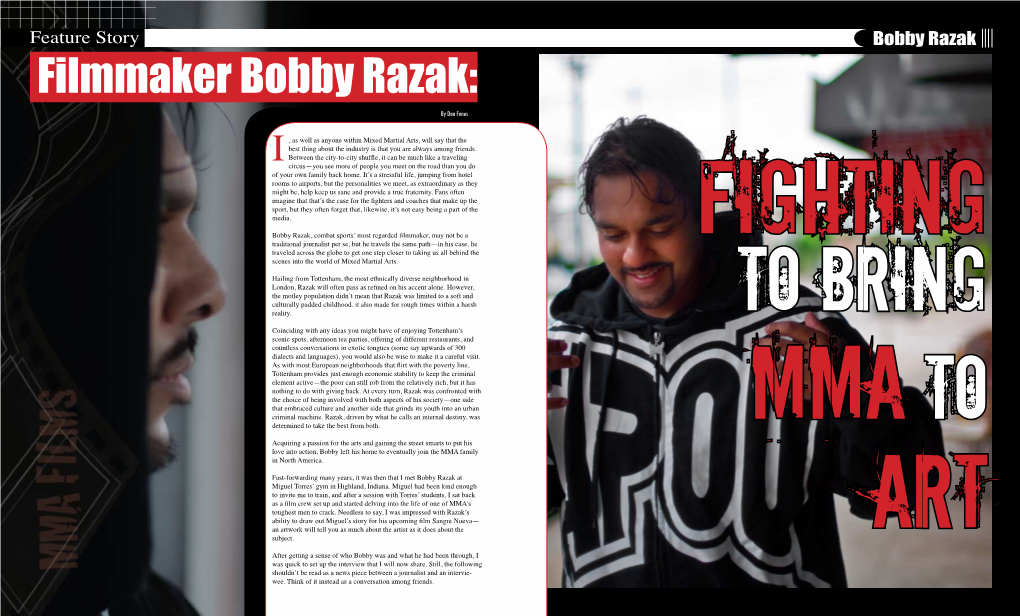 Filmmaker Bobby Razak: by Dan Funes