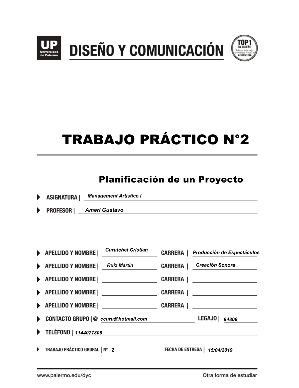 Trabajo Práctico N°2