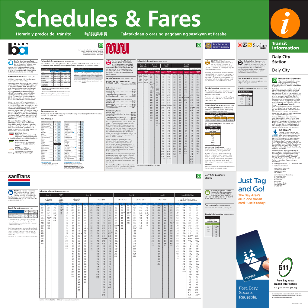 Transit Information Daly City Station Daly City