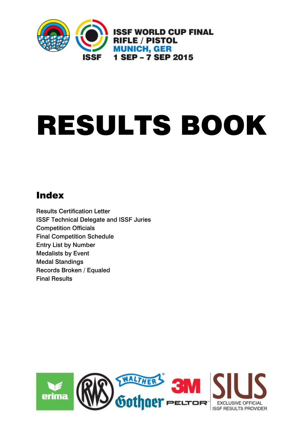 Results Book