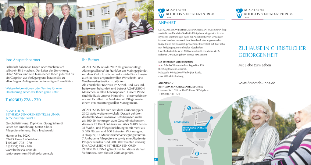 Flyer Seniorenzentrum