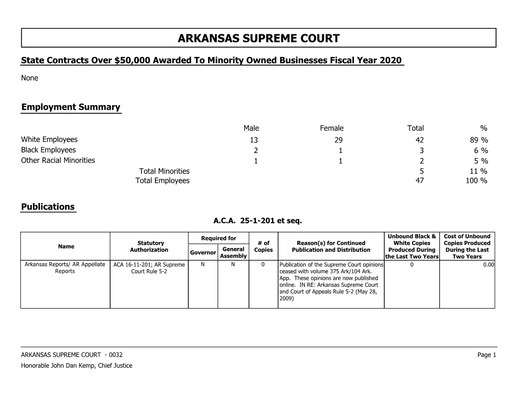 Arkansas Supreme Court